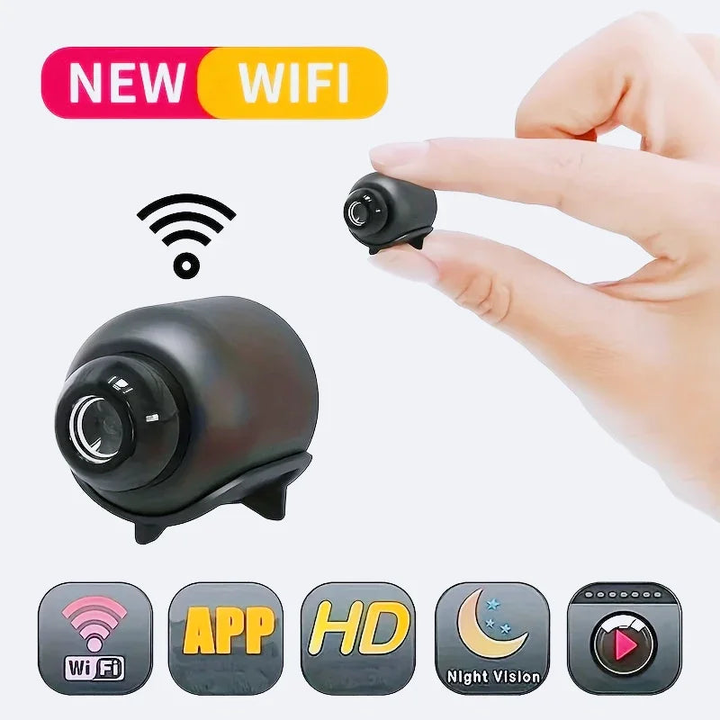 Mini Cámara Espía WiFi HD - Grabación en Bucle y Visión Nocturna - Monitoreo Remoto